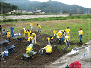 大槌町での災害ボランティア